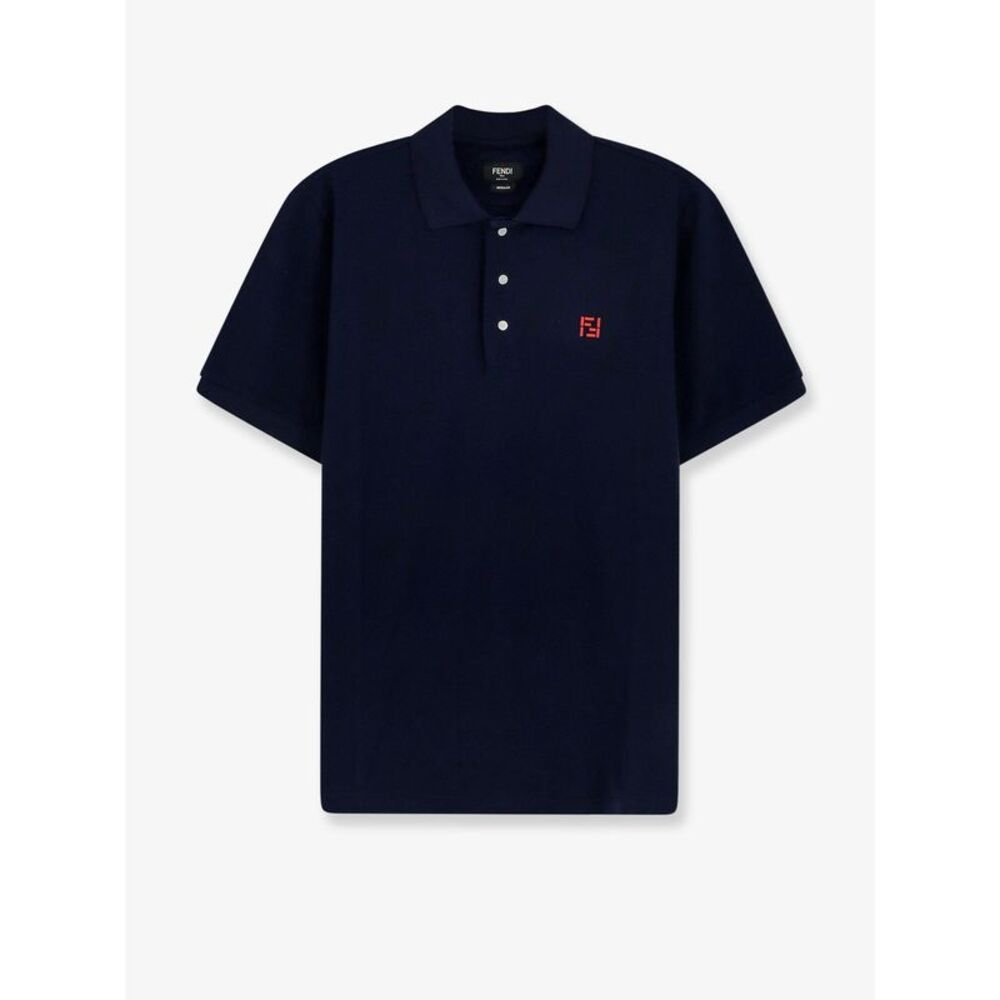 Fendi Men Cotton Polo Shirt